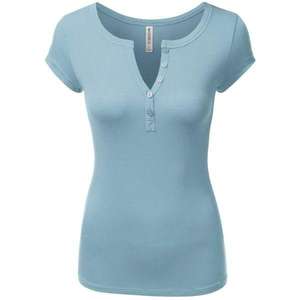 Chemises pour femmes en tricot 100% coton de qualité supérieure, OEM - Product Image 1