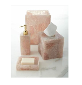 Ensemble de salle de bain en résine époxy organisation brosse à dents porte-savon top vente ensemble de salle de bain en résine meilleures ventes - Product Image 5