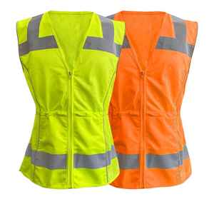 Gilet de sécurité personnalisable Glory Vêtements de sécurité réfléchissants respirants pour la chaussée avec logo personnalisé - Product Image 1