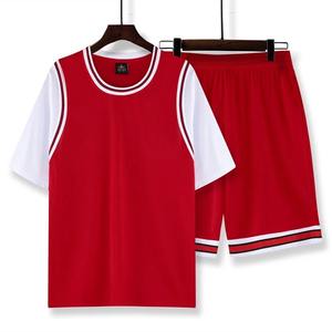 Maillot de basket-ball à manches courtes pour femmes et hommes, vêtements de basket-ball pour jeunes, chemise et short de basket-ball, tenue d'entraînement, uniforme d'équipe, vêtements de sport - Product Image 4