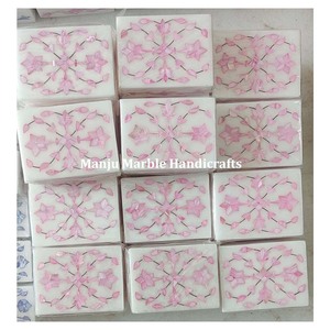 Caja con incrustaciones de mármol de primera clase de pieza moderna antigua de calidad súper dura con brillo Natural de nácar para artículos de regalo de joyería - Product Image 6