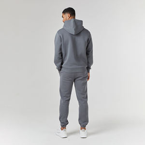2025 Trending Men's Street Wear Jogging Chándal 100% Algodón Pullover Sudadera con capucha y pantalón para la temporada de invierno Chándal para hombres - Product Image 2