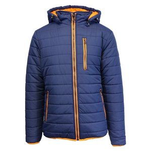 Manteau de Sport blanc coupe-vent à capuche pour Homme, Parka personnalisée pour Homme, doudoune - Product Image 6