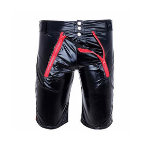 Easy to Wear Adjustable New Stylish Pocket <b>Leather</b> <b>Men</b> <b>Shorts</b> Low MOQ Winter Wear New Online Sale <b>Men</b> <b>Leather</b> <b>Shorts</b> - Product Image 5