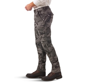 Men's Cargo Pants Multi Pocket Straight Fitting Elastic Waist Workwear Pants Men's Clothing Outdoor Workout Overalls Joggers - Product Image 5