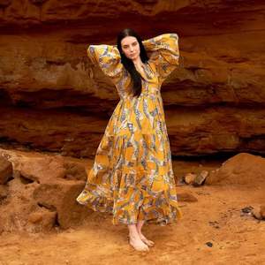 Aztec Allure 100% algodón Maxi vestido étnico inspirado Boho Maxi vestido para mujer ligero y transpirable estampado azteca vestido largo - Product Image 6