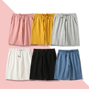 Pantalones cortos informales de talla grande para hombre, novedad de calidad superior, pantalones cortos de felpa franceses de algodón personalizados, pantalones cortos transpirables para el sudor - Product Image 1