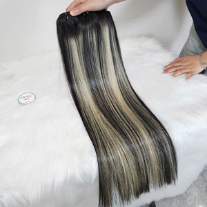 Paquetes de cabello humano virgen recto de hueso Precio al por mayor barato 100% cabello crudo para mujeres - Product Image 2