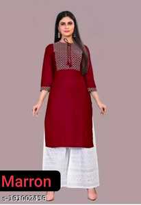 Elegante Estampado Dorado Kurti Palazzo Hermoso Vestido para Bodas y Festivales Precio al Por Mayor Salwar Ropa - Product Image 5