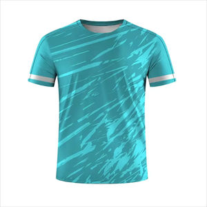 T-shirt à manches courtes imprimé en 3D pour le tennis de table et le badminton, camp d'entraînement sportif, séchage rapide, nouvelle collection été - Product Image 6