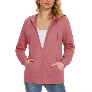 Sudadera con Capucha de Invierno para Mujer, Talla Grande, Personalizada, de Alta Calidad, Informal, para Calle, con Bordado 3D en la Parte Delantera, Transpirable, de Forro Polar - Product Image 1