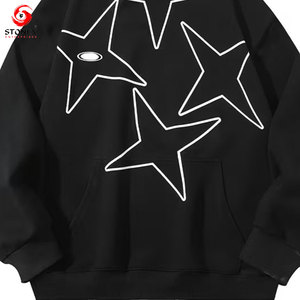เสื้อฮู้ดดี้พิมพ์ลายผู้ชายสไตล์ใหม่ ผ้าฝ้าย 100% สำหรับฤดูหนาว รับทำโลโก้และออกแบบตามสั่ง บริการ OEM เสื้อผ้าลำลองแนวสตรีท - Product Image 5