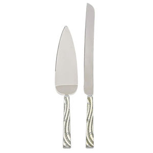 Factory Direct <b>Sale</b> High Grade Stainless Steel Cake Server & <b>Knife</b> <b>Set</b> Silver Finishing <b>for</b> Home Anniversary Party Uses - Product Image 2