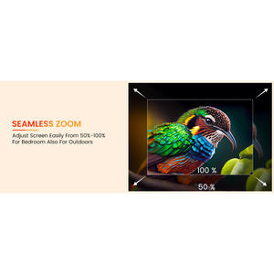 Mini Proyector de Video HAPPRUN 12000L 1080P con WiFi y Bluetooth, Lente de Enfoque Automático, Duplicación de Pantalla en un Solo Paso para Uso en Cine en Casa - Product Image 4