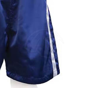 Vente en Gros de Shorts de Boxe pour Hommes 100% Coton Taille Élastique Mi Solide Impression Numérique à Séchage Rapide pour Entraînement Sportif - Product Image 6
