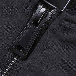 Veste bomber pour homme en cuir sur mesure en gros OEM, à épaules tombantes, mode, coupe ajustée décontractée - Product Image 5