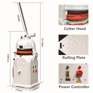 Machine automatique de division et de façonnage de pâte à <span class=keywords><strong>pain</strong></span> LINKON, <span class=keywords><strong>prix</strong></span> usine, nouvelle génération, électrique, économe en énergie, capacité de 2400 pièces/heure - Product Image 2
