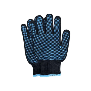 Gants en PVC à pois double face de taille XL de haute qualité doublure en coton antistatique pour le travail de Garage vente en gros directe d'usine - Product Image 3