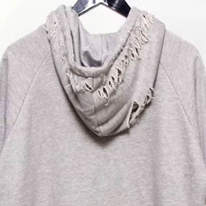 2025 venta al por mayor hombres sudaderas con capucha desgastadas para la venta nueva moda algodón poliéster sudaderas con capucha hechas a medida - Product Image 6