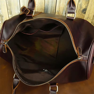 Custom Name Unisex Leather Hiking Backpack Zipper Closure Waterproof Foldable Design Lightweight Eco-Friendly 20-36L Capacity - Product Image 5