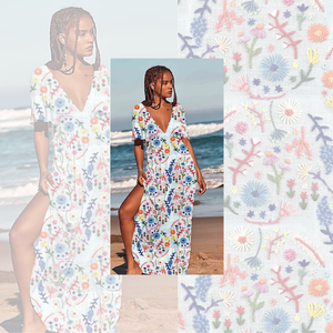 Precio barato 30*30S 68*68 tela de rayón viscosa impresa Digital para vestido - Product Image 1