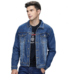 Veste en jean Xintang, haut de gamme, prix bas, vestes classiques pour hommes - Product Image 1