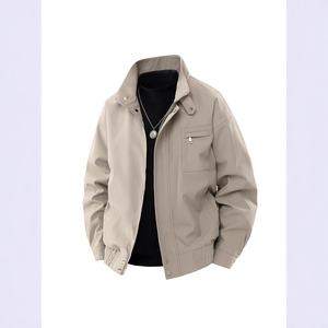 Veste de baseball matelassée pour homme, style rétro américain, hiver, décontractée, col rond, fermeture éclair sur le devant, streetwear, polyester/coton - Product Image 4