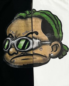 Camiseta informal con estampado DTG con mangas cortas y cuello redondo Diseño sólido en camiseta de tela de Jersey holgada para hombres - Product Image 2