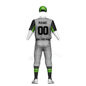 Customizable High Quality Lightweight <b>Baseball</b> Uniform <b>Sets</b> for Men 100% Polyester Quick Dry Breathable with Custom Team Name - Product Image 3