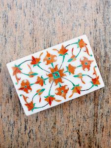 Boîte à bijoux en marbre MOP fabriquée à la main de Stonescrafts International Design personnalisé meilleur produit de qualité de l'Inde - Product Image 5