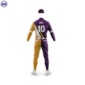 การออกแบบที่กำหนดเองใหม่ที่มีคุณภาพสูงการออกแบบที่ดีที่สุดโพลีเอสเตอร์กลางแจ้ง2023กีฬาสวมเครื่องแบบเบสบอล - Product Image 2