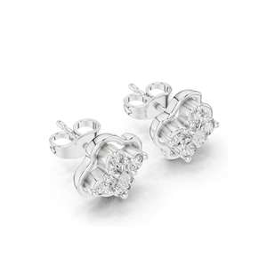 Pendientes de Diamantes Cultivados en Laboratorio - 0.302 CT en Total, Claridad VVS-VS EF, Disponibles en Oro de 18K, 14K, 10K y Plata 925, Color Rosa - Product Image 6