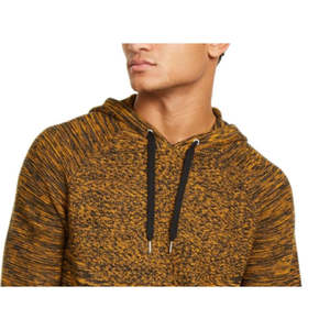 INC International Concepts Maglione con cappuccio da uomo in maglia a coste Monster, giallo tinta unita, extra large (6XL/2XL), ricamato - Product Image 3