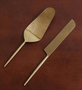 ชุดมีดเนยเคลือบโรสโกลด์ ด้ามจับทำมือ พร้อมรับสลักโลโก้ - Product Image 4