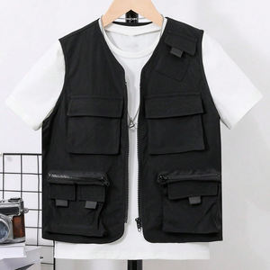 Chaleco sin Mangas para Hombre, Transpirable, de Alta Calidad, OEM, Impermeable, Ropa de Abrigo de Invierno, Informal, con Múltiples Bolsillos, Spandex/Poliéster - Product Image 5