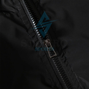 Custom Logo Front Embroidery <b>Men's</b> Eco-Friendly Breathable Waterproof Softshell Hooded Windbreaker <b>Jacket</b> 100% Polyester Winter - Product Image 3