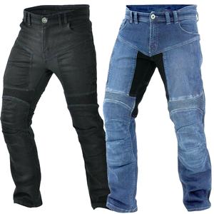 Jeans de moto pour homme D Ride Moto, inserts extensibles, protections de genou réglables, mélange polyester/coton, séchage rapide, respirant - Product Image 4