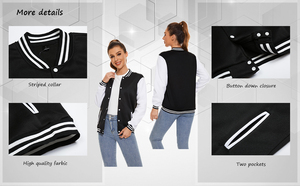 เสื้อสเวตเตอร์ไหมพรมผู้หญิงไซส์ใหญ่ สีพื้น สไตล์สตรีทแฟชั่น ทรงหลวม ปักลายด้านหน้า ซับในผ้าขนสัตว์ 100% - Product Image 6