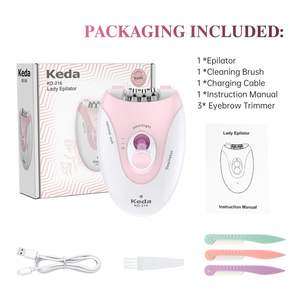 Depiladora Eléctrica Sin Dolor para Mujer con Tecnología de Resorte para Vello Facial y Cejas, Recargable para Uso Doméstico y en Autocaravanas - Product Image 2