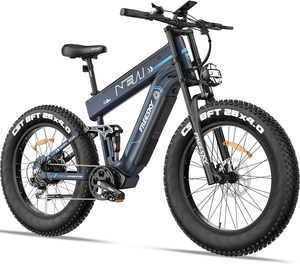 Bici elettrica a doppia batteria per adulti, bici da terra E da 48V 41AH 160 miglia a lungo raggio, motore da 3000W da 40mph, EBike veloce da 26" - Product Image 1