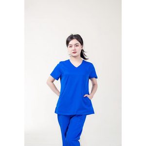Ensemble infirmier pour femmes, respirant, en spandex, uniforme de médecin, tenue d'hôpital et de spa, logo personnalisé, taille XL - Product Image 1