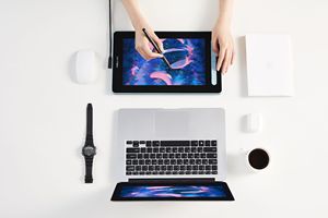 Artist <b>12</b> 2nd Generation Graphics Screen <b>Tablet</b> Blue - Product Image 4
