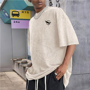 Nuevo estilo Ropa de verano Hombres Camisetas Manga corta Tela de algodón Camisetas de gran tamaño para adultos Venta en línea - Product Image 4