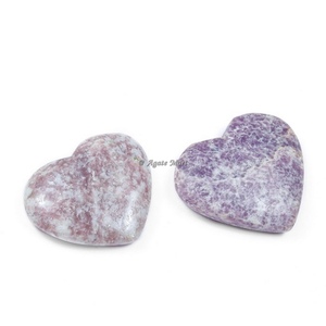 Vente en gros Offre Spéciale cristal clair Quartz coeur pierre également utilisée pour la guérison et la méditation Puffy coeur cristal reiki pierre - Product Image 4