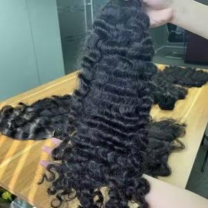 Paquets de cheveux vierges à cuticules alignées de style birman bouclé élégant - Product Image 1