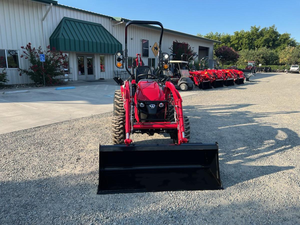 Mini tractor agrícola TYM T25 de precio económico con cargador frontal y trasero, 24HP, 4x4, en venta. - Product Image 6