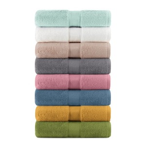 Toalla de baño de microfibra de lana Coral duradera para adultos, Rollo cuadrado súper suave, algodón, respetuoso con la piel, Color sólido promocional para - Product Image 1