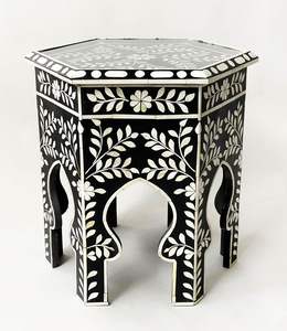 <b>Bone</b> Inley Bed Side Table-Modern Design High Quality Handcrafted Home Decoration for Get Well Use - Product Image 1