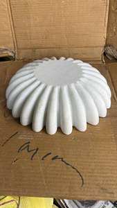 Tazones de Mármol Blanco de Lujo al por Mayor, Serie Serenity, Ecológicos, Modernos, Superficies Pulimentadas, Platos para Comida - Product Image 6