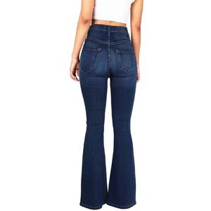 Pantalon décontracté femme taille moyenne jambe large automne respirant pleine longueur coupe skinny lavé - Product Image 6